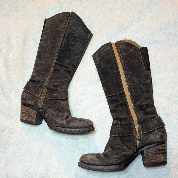 Born brown leather boots sz 8 - Picture 3 of 9